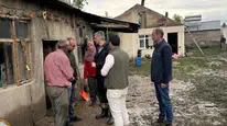 Diyadin’de yağış sonrası yaralar sarılıyor