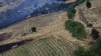 Kahramanmaraş Yeniyapan’da ormanlık alan alevlere teslim oldu