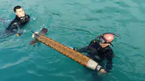 Karadeniz kıyısına vuran gizemli füze parçası incelemeye alındı