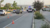 Van Edremit'te otomobil takla attı