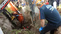 Kastamonu’da kanalizasyon hattında göçük