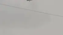 Erzurum semalarında askeri helikopter dolu paniği
