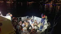 Bodrum açıklarında gece operasyonu 40 kişi yakalandı