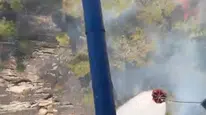 Aydın Bozdoğan'da orman yangını korkuttu