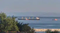 Tekirdağ açıklarında mahsur kalan çeltik yüklü gemi kurtarıldı