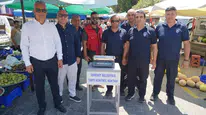 Altınoluk pazarında zabıta denetimi Etiket ve düzen kontrolü yapıldı
