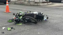 Burdur'da motosiklet kazası ağır yaralı bıraktı