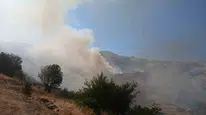 Malatya Pütürge’de arazi yangınına karşı zamana karşı yarış