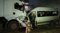 Hatay'da işçi servisi kazası 1 işçi hayatını kaybetti