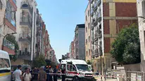 Manisa Turgutlu’da beş katlı inşaattan düşen kişi ağır yaralandı