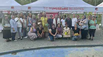 Manisalı kadınların el emeği tasarımları gece pazarında görücüye çıktı