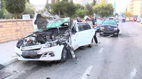 Kartal’da sabah vakti yarış dehşeti 3 araç hurdaya döndü