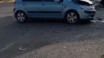 Sivas Ulaş girişinde üç araç birbirine girdi
