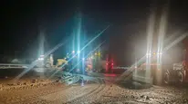 Sivas'ta sağanak yağış D-100 kara yolunu kilitledi