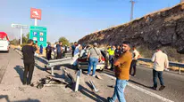 Şanlıurfa yolunda feci kaza Bir ölü bir ağır yaralı