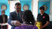 Adliye koridorlarından dart sahasına: Başsavcıdan genç sporculara anlamlı destek