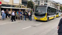 İnegöl'de korkunç kaza: Halk otobüsü yaşlı kadını hayattan kopardı