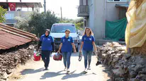 Bozdoğan'da kapı kapı dolaşan şefkat eli: Kimse kendini yalnız hissetmesin