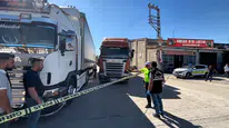 Sanayi sitesinde dehşet anları: Kuzenini iki TIR arasına alıp ezdi
