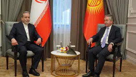 İran ve Kırgızistan dışişleri bakanları Orta Doğu gündemiyle buluştu