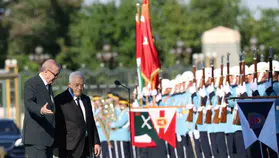 Erdoğan ve Abbas Külliye'de bir araya geldi