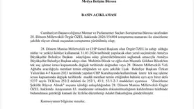 Özgür Özel ve Veli Ağbaba için rüşvet iddiasıyla fezleke hazırlandı