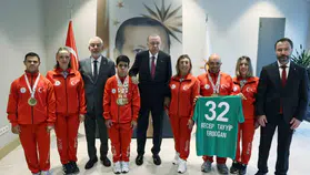 Özel sporcuların Ankara buluşması: Cumhurbaşkanı Erdoğan'dan anlamlı kabul