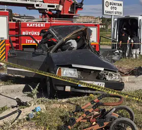 Kayseri'de feci kaza: 3 kişi hayatını kaybetti