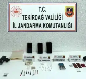 Yeniçiftlik'te zehir tacirlerine jandarma baskını: Bir kişi cezaevine gönderildi