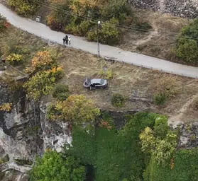 Safranbolu'da kanyon kenarında şüpheli kaza: Sürücünün cansız bedeni uçurumun dibinde bulundu