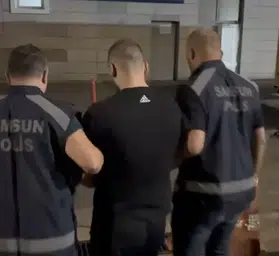 Samsun'da yakalanan hükümlü, Özel Harekat destekli baskınla cezaevine gönderildi.