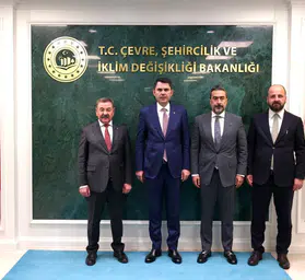 Gölbaşı'nın yeni projeleri için Ankara'da Bakan mesaisi