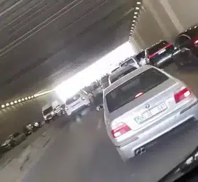 Ankara trafiğinde korku dolu anlar: Alt geçitte zincirleme kaza