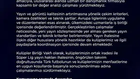 Süper Lig yayın ihalesinde yeni dönem: Avrupa standartları için düğmeye basıldı