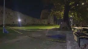 Tarihi surların gölgesinde şüpheli ölüm: Yoldan geçenler fark etti
