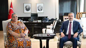 Ankara'da kritik Libya mesaisi: Hakan Fidan'ın konuğu Hanna Tetteh oldu