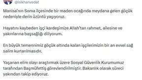 Soma'dan gelen acı haber: Maden ocağındaki göçükte bir işçi hayatını kaybetti