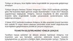 Ankara ve Kiev Arasında Yeni Dönem: Ticarette 10 Milyar Dolarlık Hedef İçin İlk Adım Atıldı