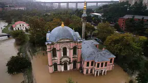 Kağıthane'de tarihi doku sulara teslim: Sadabad Camii'nden geriye sadece bu görüntüler kaldı