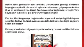 İki devlet tek millet vurgusu: Azerbaycan'da bayrak krizi iddiasına resmi yanıt