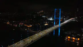 İstanbul Boğazı'nda Türk Dünyası'na özel görsel şölen