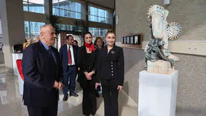 Düzce Üniversitesi'nde Cumhuriyet ve Atatürk temalı sanat şöleni