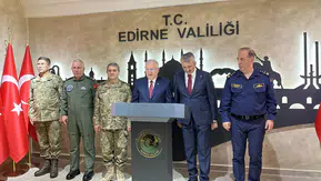 Bakan Güler bayram öncesi Edirne sınır hattına geldi