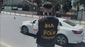 Küçükçekmece'de polis bayram mesaisinde havadan denetim başlattı
