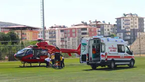 Malatyada yaşlı hasta için gökyüzü seferberliği
