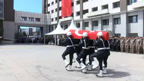 Şehit polis memuru Aydın Üyenarık son yolculuğuna uğurlandı
