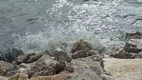 Van Gölü sert rüzgarla kabardı