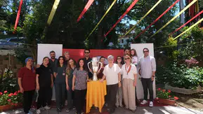 Galatasaraylılar Yurdu bayramda şampiyonluk kupasını ağırladı