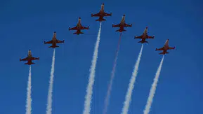 Türk Yıldızları Çorum semalarında nefesleri kesti