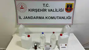 Kırşehir’de merdiven altı alkol operasyonu